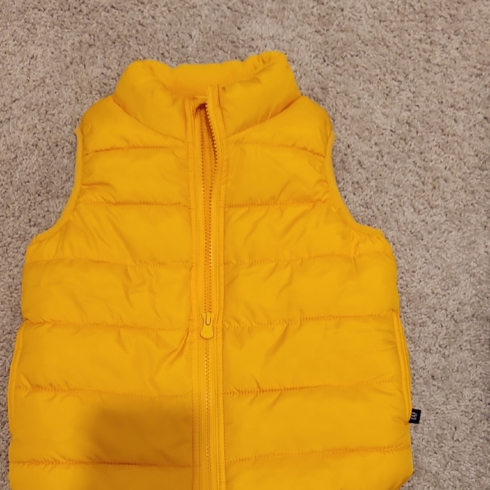 GAP Sunny Yellow Puffer Jacket